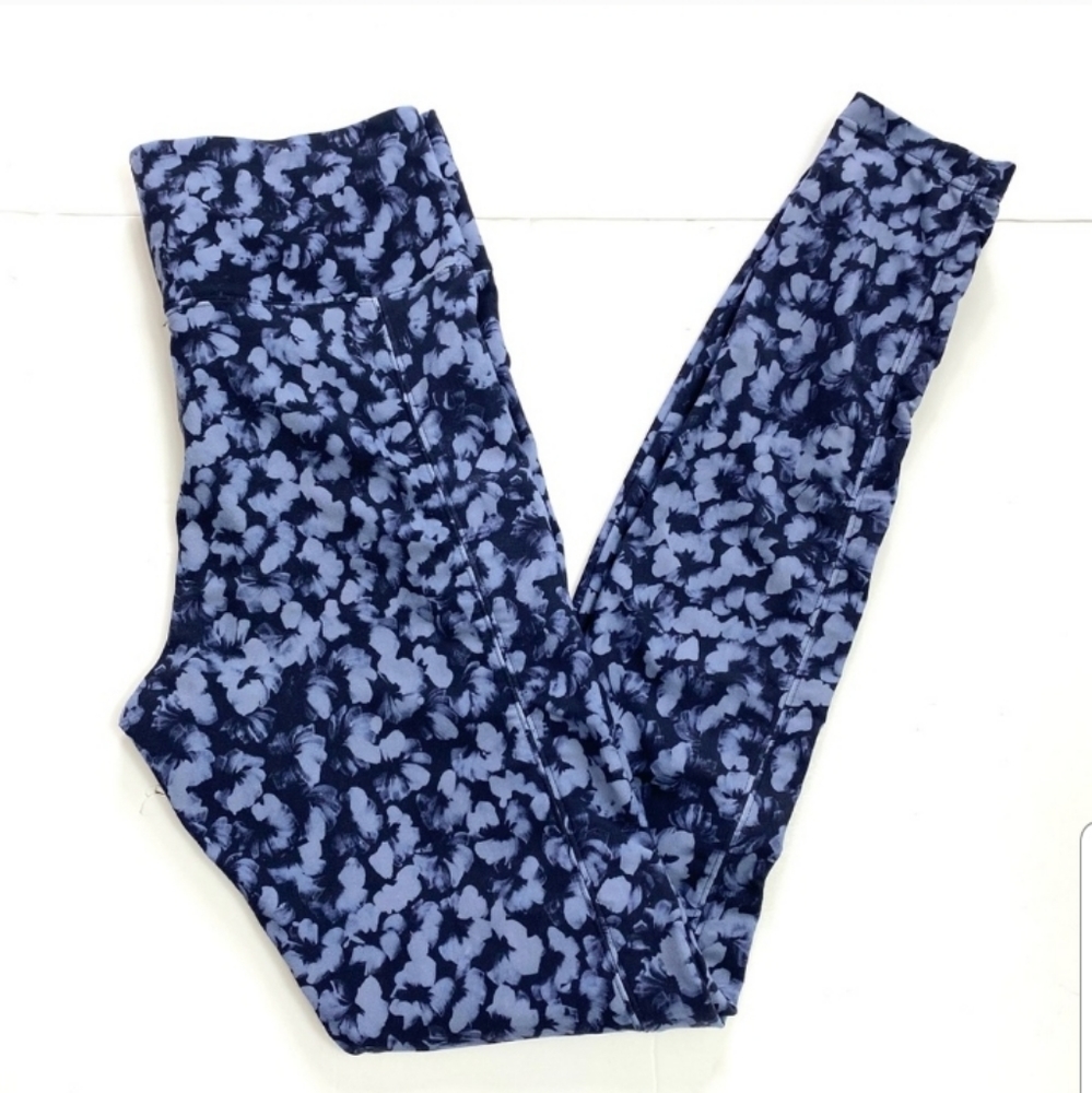& Other Stories Floral High Rise Full Length Leggings Soft Medium